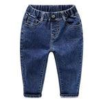 Kids Boys Jeans 2023 Spring And Autumn New Fashionable Elastic Children's Clothing Boys Loose Thin Denim Long Pants - flohmarkt-deutschland.shop