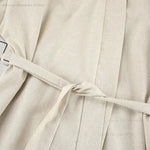 Kimono Sexy Bathrobes Cotton Linen Shorts Robe Pajamas Set Women Loungewear Spring Summer New Sleepwear Loose Nightgown Lingerie - flohmarkt-deutschland.shop