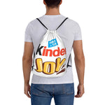 Kinder Bueno 8 kinder Drawstring Bags Sports Unisex Storage Organize Bundle Pocket Rope Bag - flohmarkt-deutschland.shop