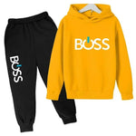 Kinder Casual Herbst Frühling 2 stücke Hoodie + Hosen 4F Brief Drucken Trainingsanzüge 2-13 Jahre Jungen Mädchender Kleidung Set - flohmarkt-deutschland.shop