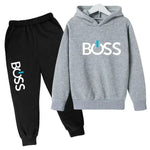 Kinder Casual Herbst Frühling 2 stücke Hoodie + Hosen 4F Brief Drucken Trainingsanzüge 2-13 Jahre Jungen Mädchender Kleidung Set - flohmarkt-deutschland.shop