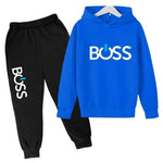 Kinder Casual Herbst Frühling 2 stücke Hoodie + Hosen 4F Brief Drucken Trainingsanzüge 2-13 Jahre Jungen Mädchender Kleidung Set - flohmarkt-deutschland.shop