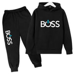Kinder Casual Herbst Frühling 2 stücke Hoodie + Hosen 4F Brief Drucken Trainingsanzüge 2-13 Jahre Jungen Mädchender Kleidung Set - flohmarkt-deutschland.shop
