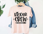 Kinder Crew T Shirt Kindergarten Teacher First Day Of School Hello Back To - flohmarkt-deutschland.shop