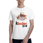 Kinder Men's T Shirt Kinder Egg Vintage Tee Shirt Short Sleeve Round Collar Pure Cotton Graphic Printed Tops T-Shirt - flohmarkt-deutschland.shop