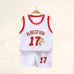 Kinder Sets Sommer Kinder Ärmelloses T-shirt Shorts Set Schnell trocknend Outdoor Tank Top Shorts Sets Jungen Sport Basketball Tr - flohmarkt-deutschland.shop