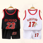Kinder Sets Sommer Kinder Ärmelloses T-shirt Shorts Set Schnell trocknend Outdoor Tank Top Shorts Sets Jungen Sport Basketball Tr - flohmarkt-deutschland.shop