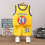 Kinder Sets Sommer Kinder Ärmelloses T-shirt Shorts Set Schnell trocknend Outdoor Tank Top Shorts Sets Jungen Sport Basketball Tr - flohmarkt-deutschland.shop