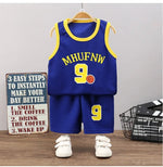 Kinder Sets Sommer Kinder Ärmelloses T-shirt Shorts Set Schnell trocknend Outdoor Tank Top Shorts Sets Jungen Sport Basketball Tr - flohmarkt-deutschland.shop