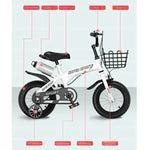Kinderfahrräder für Jungen im Alter von 3–10 Jahren, Kinder, Mädchen, Kinderfahrräder mit blinkenden Hilfsrädern - flohmarkt-deutschland.shop