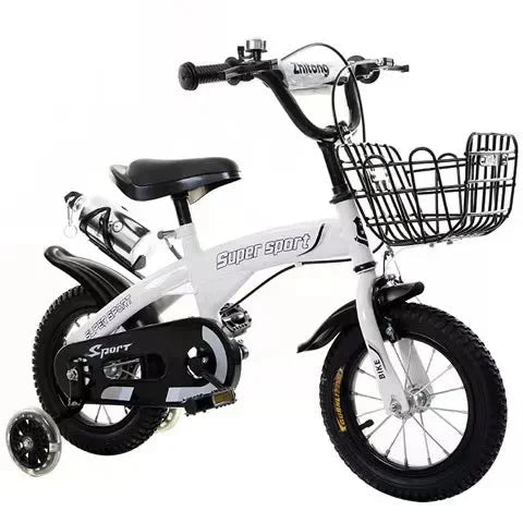 Kinderfahrräder für Jungen im Alter von 3–10 Jahren, Kinder, Mädchen, Kinderfahrräder mit blinkenden Hilfsrädern - flohmarkt-deutschland.shop