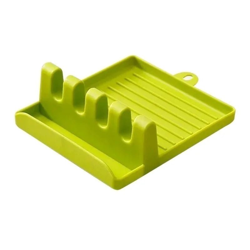 Kitchen Spoon Holders Fork Spatula Rack Shelf Organizer Plastic Chopsticks Holder Non-slip Spoons Pad - flohmarkt-deutschland.shop