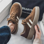 Klassische Marke Männer Braun Wildleder Turnschuhe 2024 Mode Low-top männer Trendy Skate Schuhe Komfort Lässig Vulkanisierte Turnschuhe männer - flohmarkt-deutschland.shop