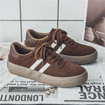 Klassische Marke Männer Braun Wildleder Turnschuhe 2024 Mode Low-top männer Trendy Skate Schuhe Komfort Lässig Vulkanisierte Turnschuhe männer - flohmarkt-deutschland.shop