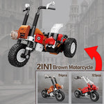 KNEW BUILT Elektrofahrrad-Roller-Modell, Mini-Bausteine, bezauberndes und pädagogisches Konstruktionsspielzeug - flohmarkt-deutschland.shop