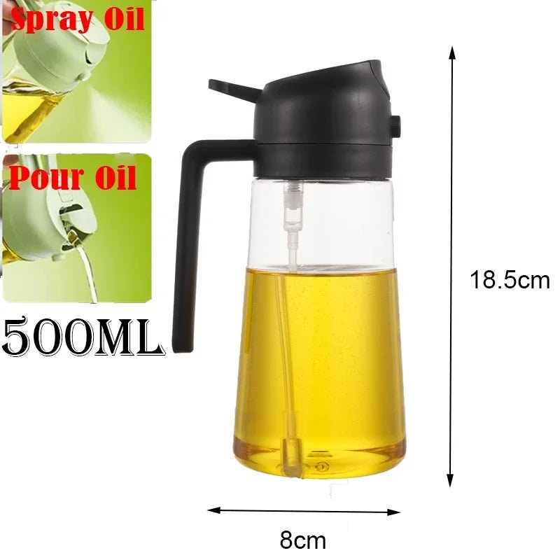 KochMeister 2-in-1 Küchen Öl Sprüher Und Dosierflasche - Präzises Sprühen Und Kontrolliertes Dosieren Für Gesunde Küche - flohmarkt-deutschland.shop