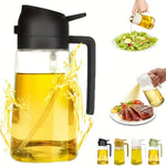 KochMeister 2-in-1 Küchen Öl Sprüher Und Dosierflasche - Präzises Sprühen Und Kontrolliertes Dosieren Für Gesunde Küche - flohmarkt-deutschland.shop
