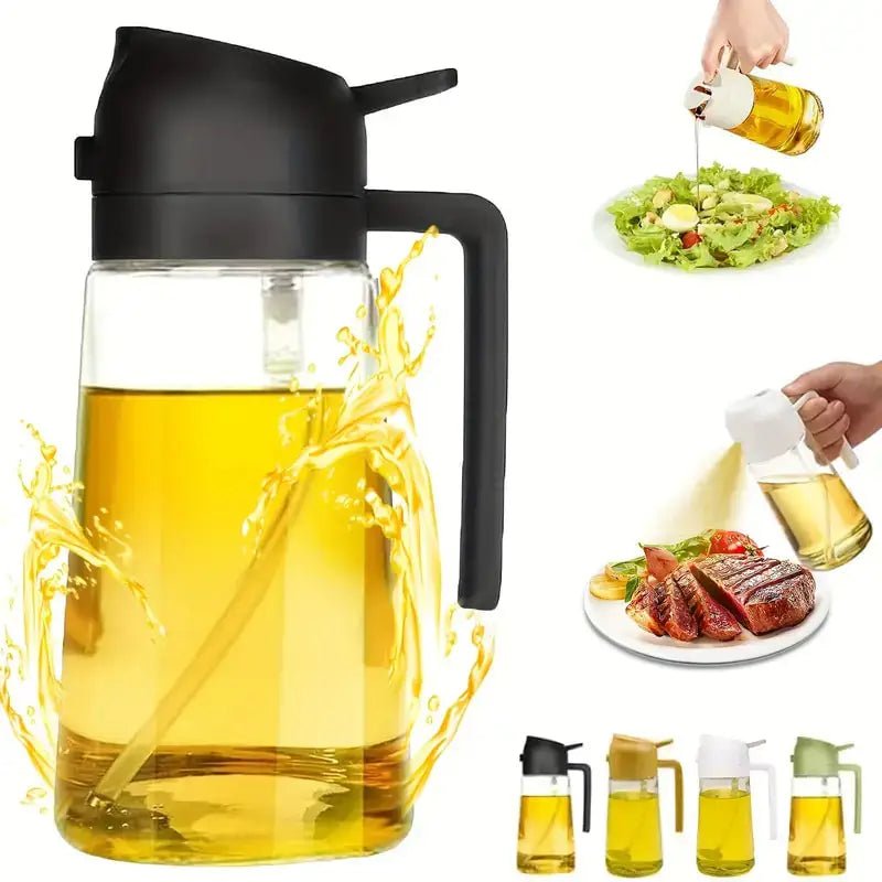 KochMeister 2-in-1 Küchen Öl Sprüher Und Dosierflasche - Präzises Sprühen Und Kontrolliertes Dosieren Für Gesunde Küche - flohmarkt-deutschland.shop