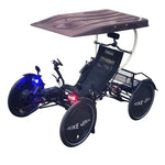 Komfortables Langstrecken-Reise-Elektrofahrrad mit Bafang 500W Motor Touring-Liegerad Quad - flohmarkt-deutschland.shop