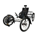 Komfortables Langstrecken-Reise-Elektrofahrrad mit Bafang 500W Motor Touring-Liegerad Quad - flohmarkt-deutschland.shop