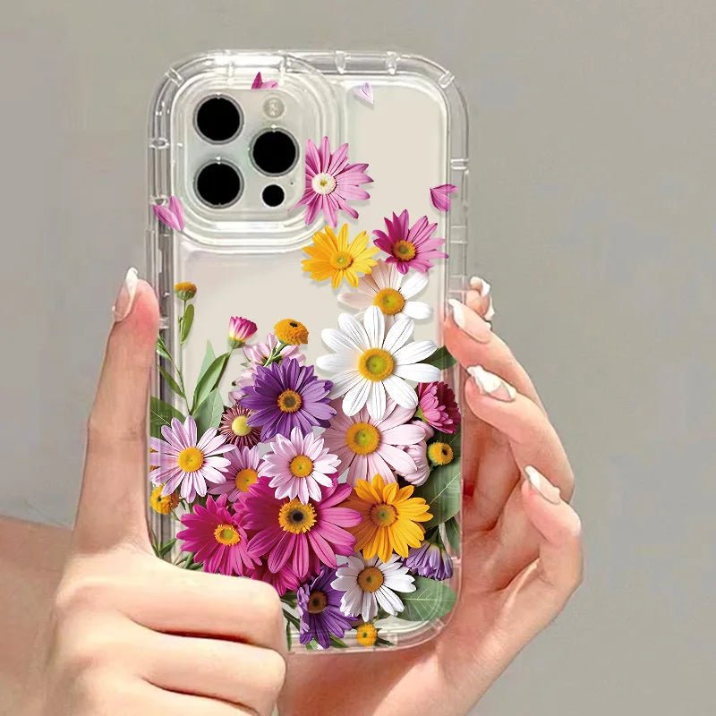 Korean Cute Cherry Bow Phone Case For iPhone 16 17 11 13 15 12 14 Pro Max 17 Air 16E XR 7 8 Plus SE Transparent Soft Cover Funda - flohmarkt-deutschland.shop