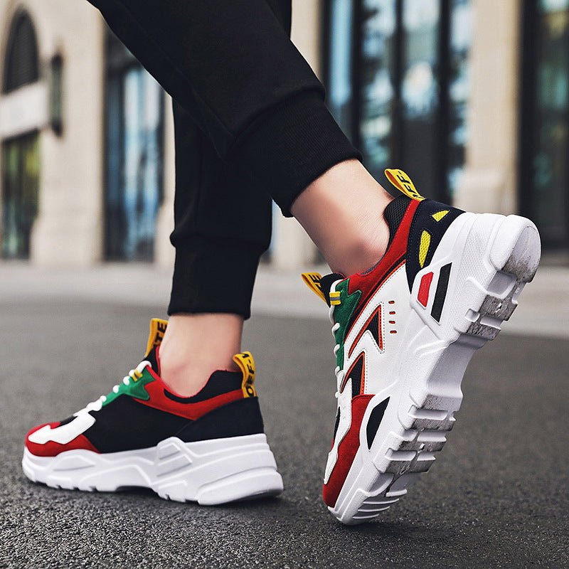 Korean Trendy Herren Dad Sneakers - Vielseitiger Komfort Für Freizeit Und Büro Alltagslook - flohmarkt-deutschland.shop