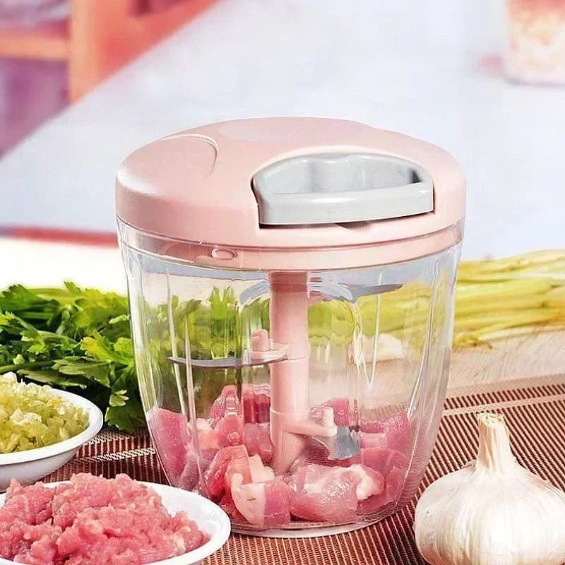 Küche Householde Manuelle Knoblauch Presse Multi-funktion Schleifen Chopper Lebensmittel Gemüse Cutter Fleisch Küche Gadgets Masher Werkzeug - flohmarkt-deutschland.shop