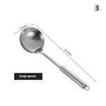 Küche Kochgeschirr Kochutensilien Edelstahl Schaufel Suppe Löffel Turner Utensilien Geschirr Kochen Werkzeug Küche Gadgets - flohmarkt-deutschland.shop