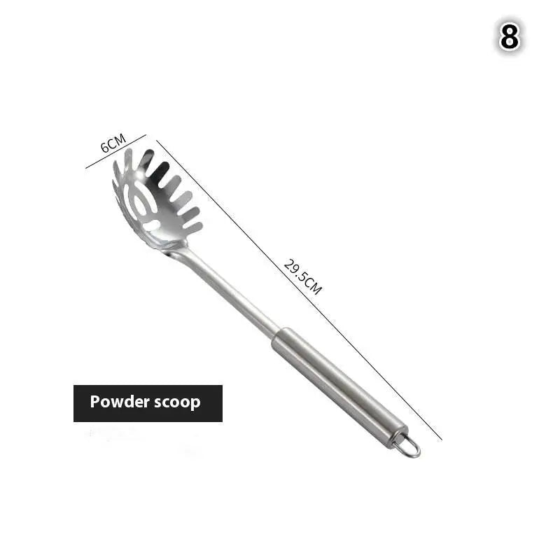 Küche Kochgeschirr Kochutensilien Edelstahl Schaufel Suppe Löffel Turner Utensilien Geschirr Kochen Werkzeug Küche Gadgets - flohmarkt-deutschland.shop