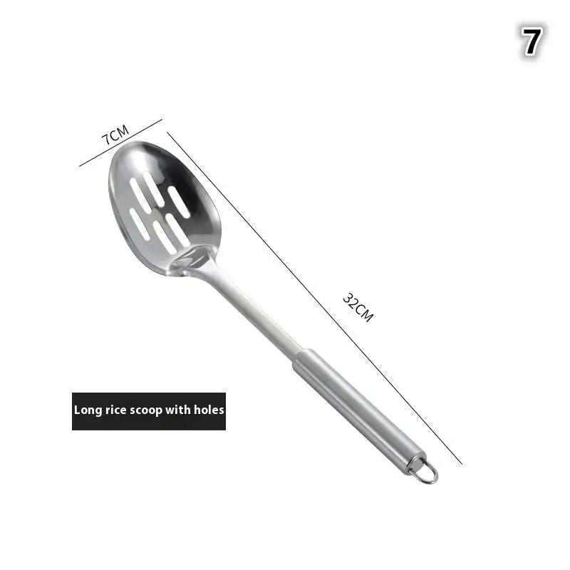 Küche Kochgeschirr Kochutensilien Edelstahl Schaufel Suppe Löffel Turner Utensilien Geschirr Kochen Werkzeug Küche Gadgets - flohmarkt-deutschland.shop