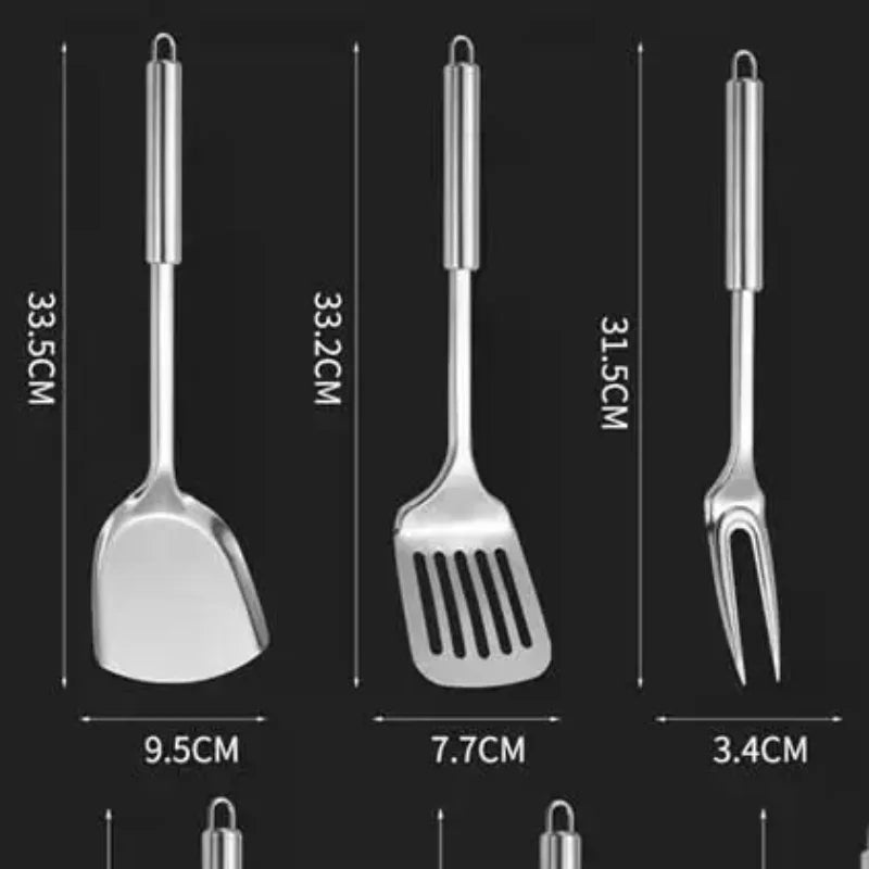 Küche Kochgeschirr Kochutensilien Edelstahl Schaufel Suppe Löffel Turner Utensilien Geschirr Kochen Werkzeug Küche Gadgets - flohmarkt-deutschland.shop