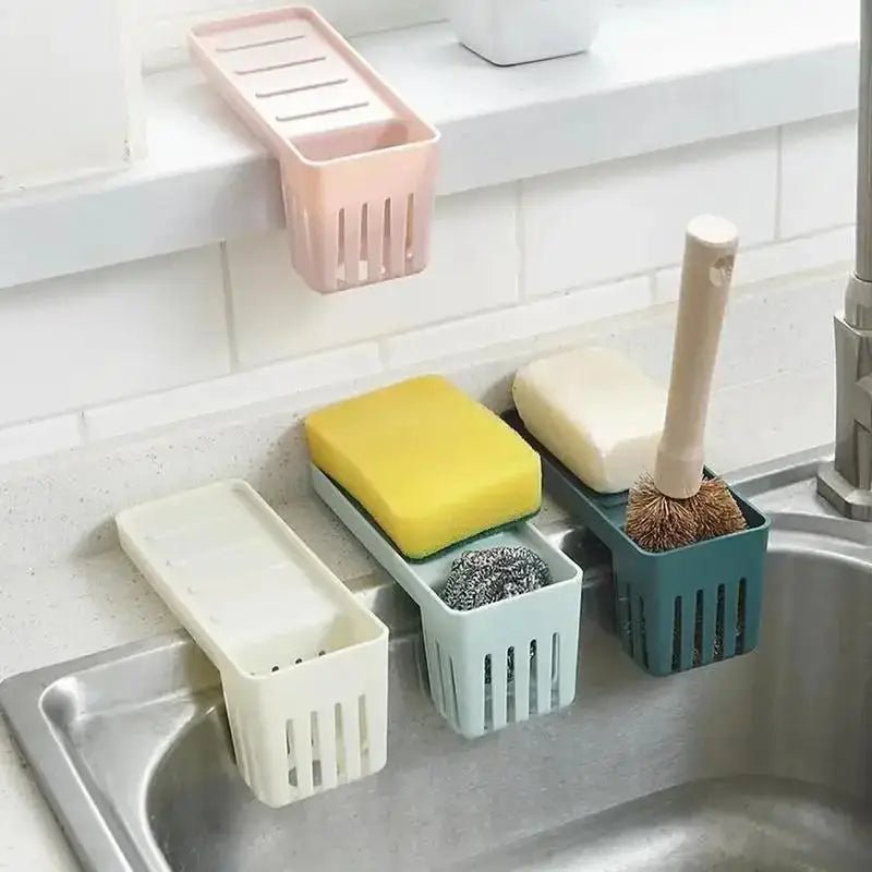 Küche Komfort Zubehör Waschbecken Regal Saugnapf Schwamm Ablauf Rack Multifunktions Lagerung Racks Home Zubehör Werkzeuge - flohmarkt-deutschland.shop