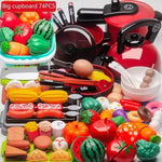 Küche Spielzeug Set Für Kinder Mädchen Kochen Baby Schneiden Obst Kochen Küche Utensilien kinder Simulation Bildung Pretend Spielen - flohmarkt-deutschland.shop