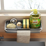 Küche Waschbecken Organizer Abfluss Rack Selbstentleerung Regal Schwamm Halter Geschirrtuch Wasserhahn Lagerung Seife Abtropffläche Küche Zubehör - flohmarkt-deutschland.shop