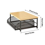 Küchen-Aufbewahrungsregal Stehendes Regal mit Schublade für Obst, Gemüse, Mikrowelle, Töpfe, Geschirr, Gewürze Organizer für Zuhause und Wohnung - flohmarkt-deutschland.shop