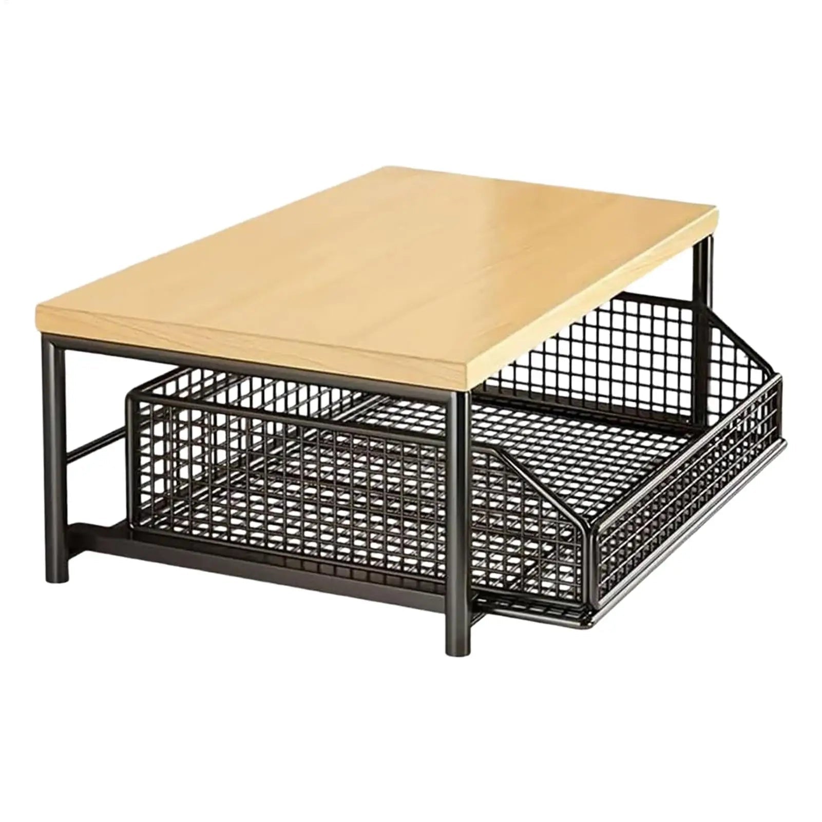 Küchen-Aufbewahrungsregal Stehendes Regal mit Schublade für Obst, Gemüse, Mikrowelle, Töpfe, Geschirr, Gewürze Organizer für Zuhause und Wohnung - flohmarkt-deutschland.shop