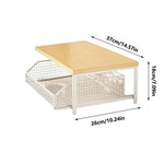 Küchen-Aufbewahrungsregal Stehendes Regal mit Schublade für Obst, Gemüse, Mikrowelle, Töpfe, Geschirr, Gewürze Organizer für Zuhause und Wohnung - flohmarkt-deutschland.shop