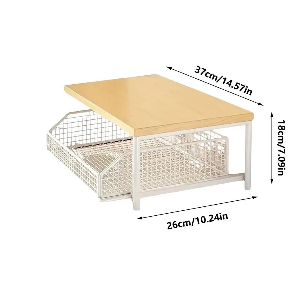 Küchen-Aufbewahrungsregal Stehendes Regal mit Schublade für Obst, Gemüse, Mikrowelle, Töpfe, Geschirr, Gewürze Organizer für Zuhause und Wohnung - flohmarkt-deutschland.shop
