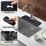Küchen helfer Silikon Wasserhahn saugfähige Pad Regal Spüle Splash Catcher Arbeits platte Schutz matte Bad Abfluss matte Zubehör - flohmarkt-deutschland.shop
