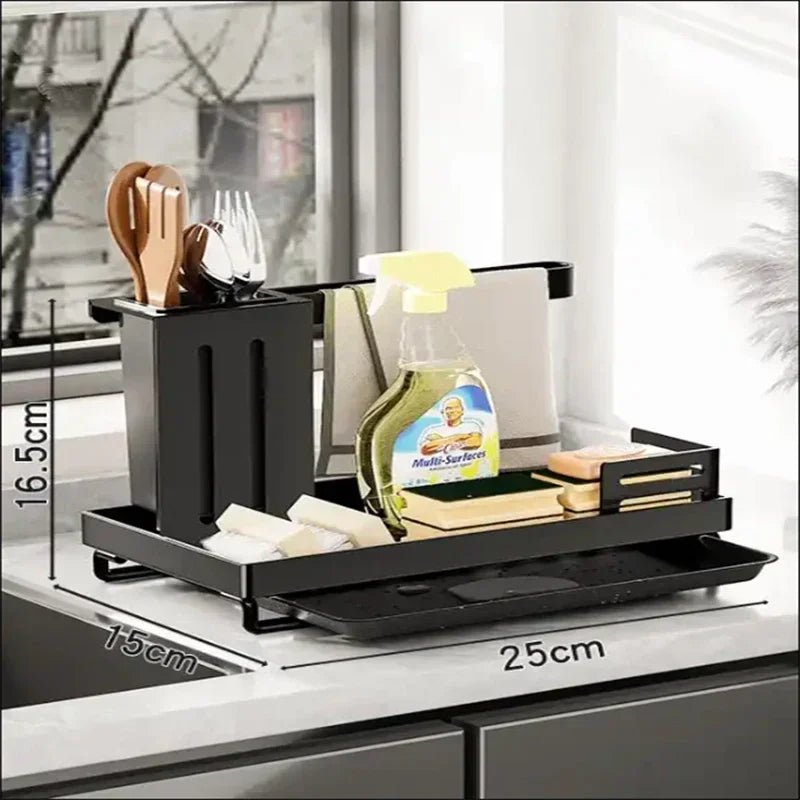 Küchen spüle stehen Schwamm halter Geschirr ablauf Veranstalter Aufbewahrung zubehör Regal Lagerung Veranstalter Geschirr trockner Gadgets - flohmarkt-deutschland.shop