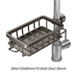 Küchenablaufregal, 3-stöckig, multifunktionales Küchenlagerregal, Küchenspüle-Organizer, großes Geschirrregal über der Spüle mit Abdeckung - flohmarkt-deutschland.shop