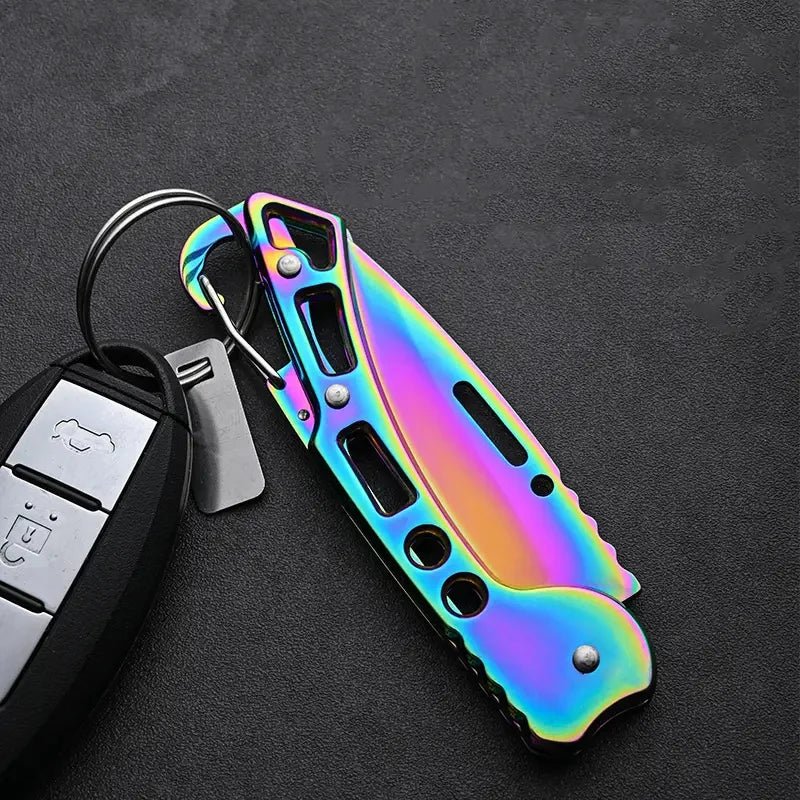 KüchenMeister Faltbares Obstmesser Edelstahl - Rutschfester Griff Und Kompaktes Taschenmesser Für Unterwegs - flohmarkt-deutschland.shop