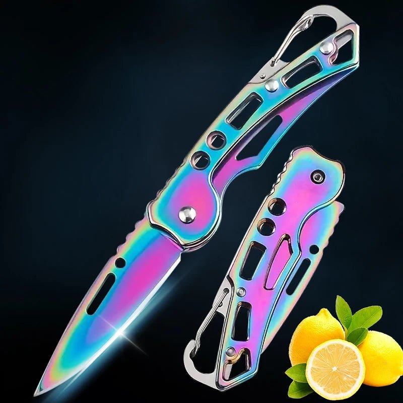 KüchenMeister Faltbares Obstmesser Edelstahl - Rutschfester Griff Und Kompaktes Taschenmesser Für Unterwegs - flohmarkt-deutschland.shop