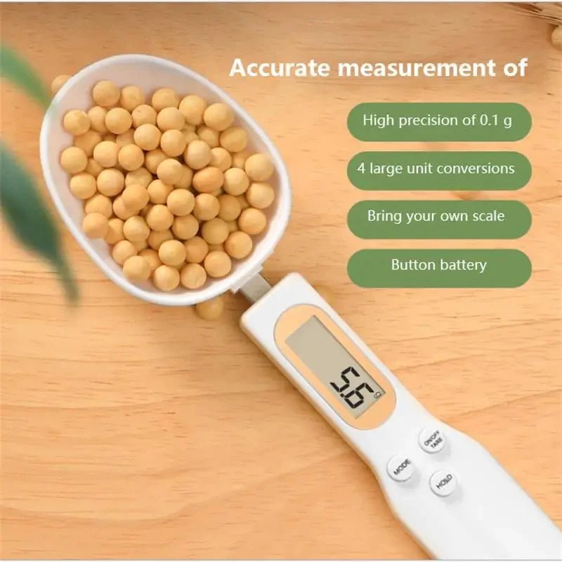 KüchenMeister LCD Digital Messlöffel Küchenwaage - Präzises Abwiegen Bis 500 g In 0,1 g Schritten - flohmarkt-deutschland.shop