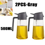 KüchenMeister Olivenöl Sprühflasche Mit Breiter Öffnung Und Automatischem Deckel - Präzise Dosierung Küche Und Camping - flohmarkt-deutschland.shop