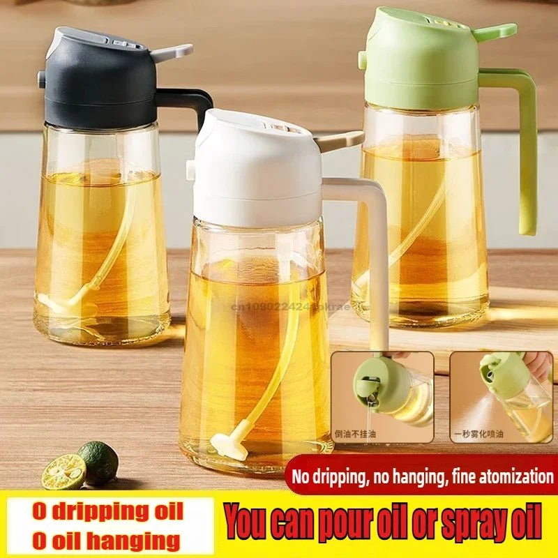 KüchenMeister Olivenöl Sprühflasche Mit Breiter Öffnung Und Automatischem Deckel - Präzise Dosierung Küche Und Camping - flohmarkt-deutschland.shop
