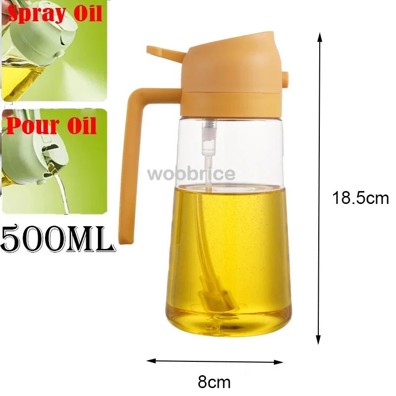 KüchenMeister Olivenöl Sprühflasche Mit Breiter Öffnung Und Automatischem Deckel - Präzise Dosierung Küche Und Camping - flohmarkt-deutschland.shop