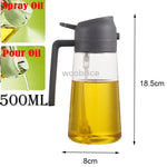 KüchenMeister Olivenöl Sprühflasche Mit Breiter Öffnung Und Automatischem Deckel - Präzise Dosierung Küche Und Camping - flohmarkt-deutschland.shop