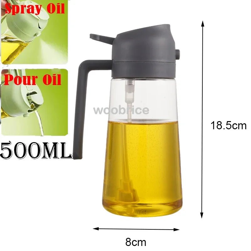 KüchenMeister Olivenöl Sprühflasche Mit Breiter Öffnung Und Automatischem Deckel - Präzise Dosierung Küche Und Camping - flohmarkt-deutschland.shop