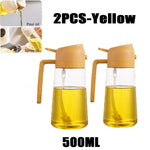 KüchenMeister Olivenöl Sprühflasche Mit Breiter Öffnung Und Automatischem Deckel - Präzise Dosierung Küche Und Camping - flohmarkt-deutschland.shop